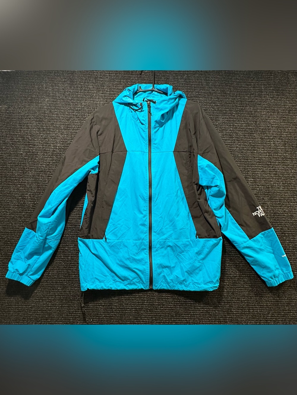 The North Face WindWall Colorblock Hooded Windbreaker Jacket Mens Large